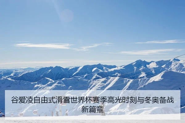 谷爱凌自由式滑雪世界杯赛季高光时刻与冬奥备战新篇章